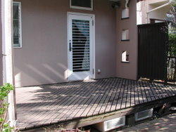 ウッドデッキ改作前