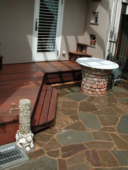 ウッドデッキ改作後